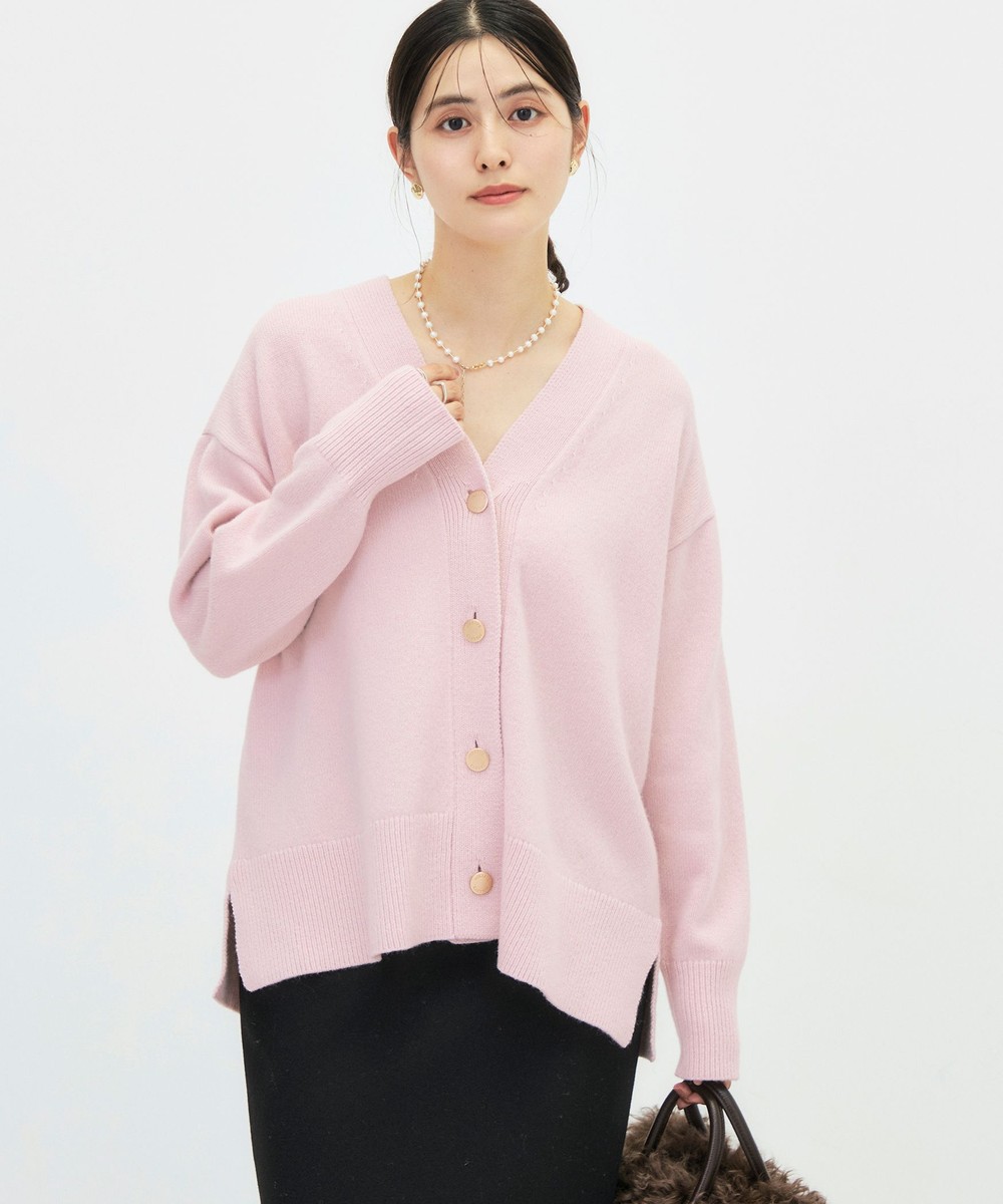 【WEB＆一部店舗限定カラーあり】MUSICゆったりVネックカーディガン