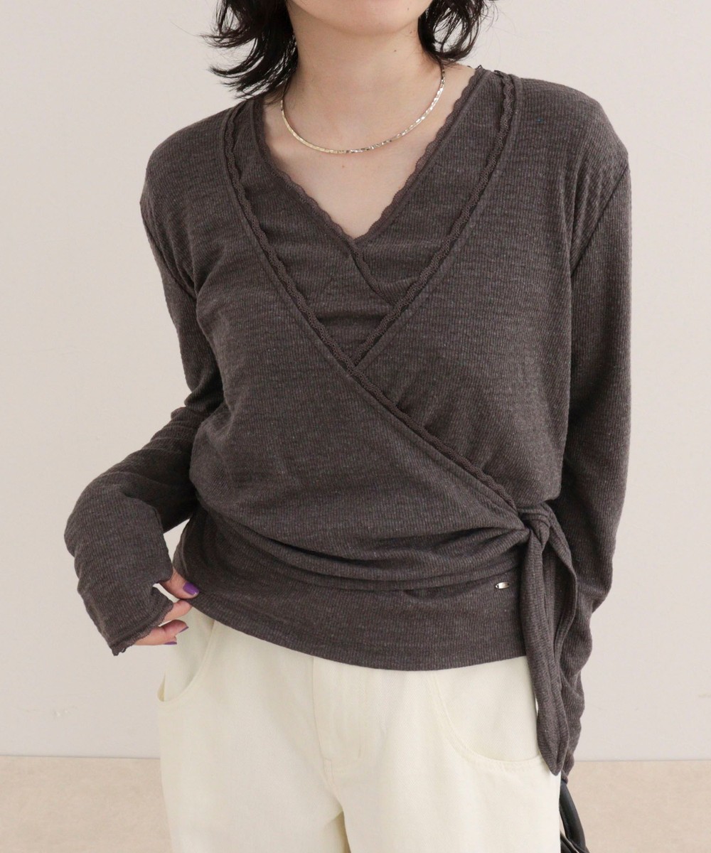 ［FREDY＆GLOSTER限定 TIME SALE！］ドビーカットピコレースカシュクール