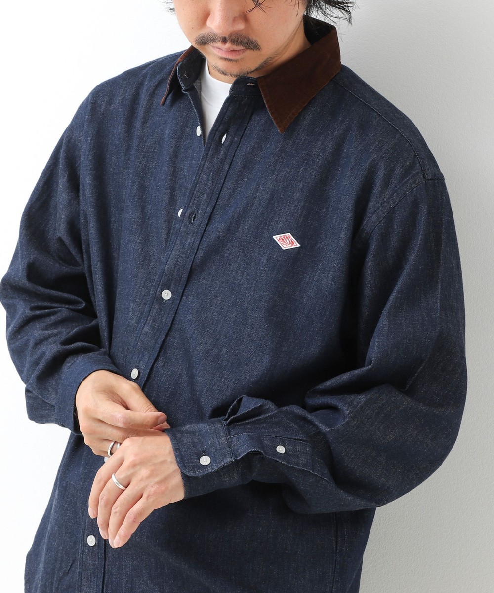 【DANTON/ダントン】LIGHT DENIM 切替（DT-B0478 SDM）