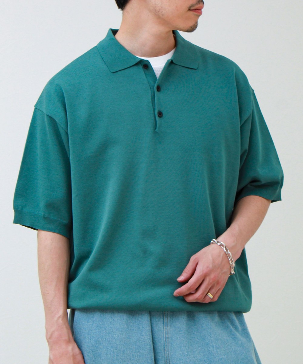 【ラクなのに上品】コットンタッチリラックスポロ