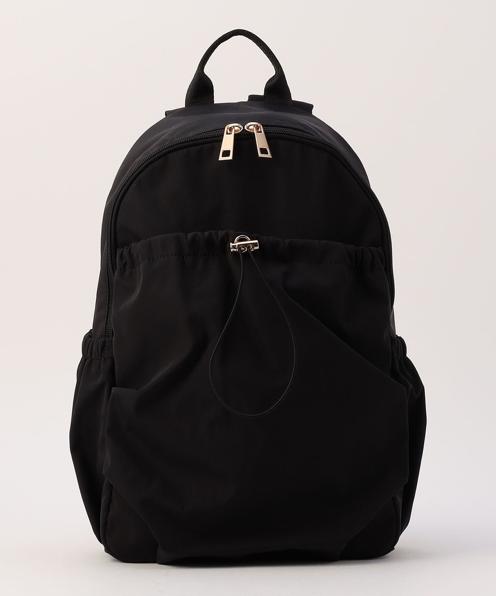 GATHERED NYLON BACKPACK