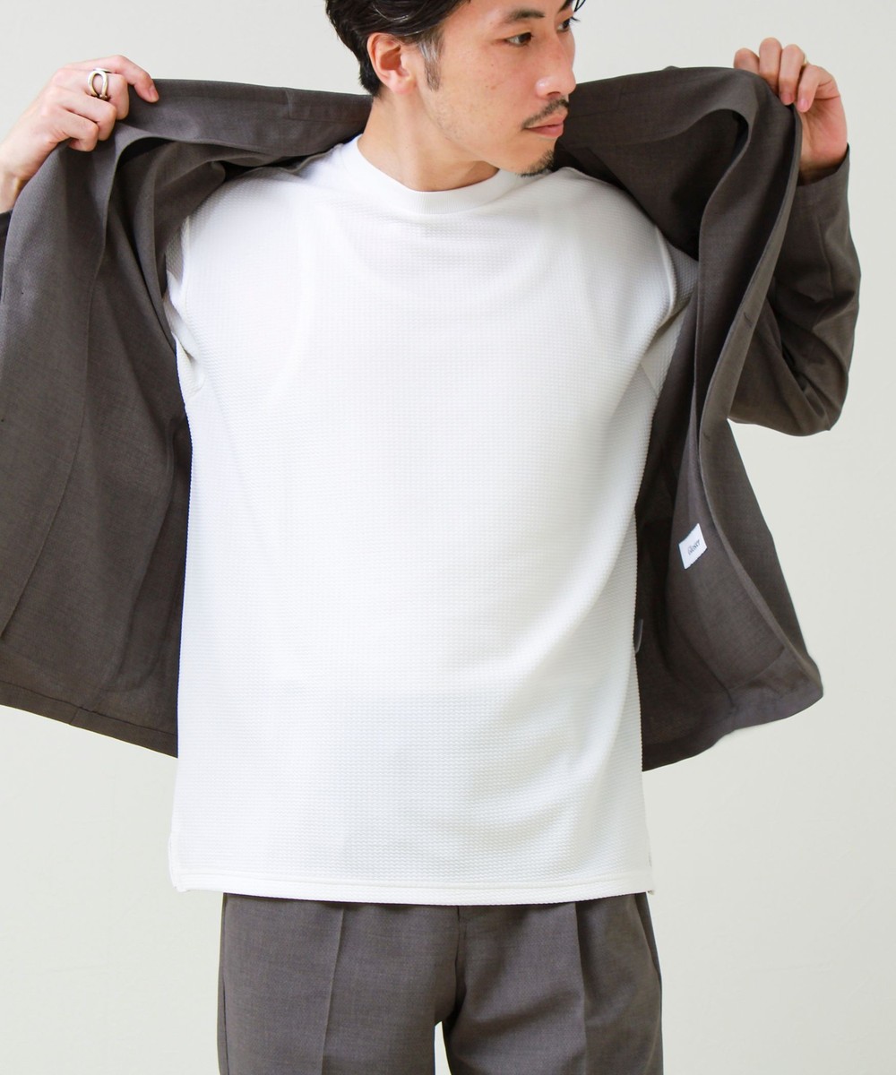 【立体感素材】フクレジャガード 半袖Tシャツ