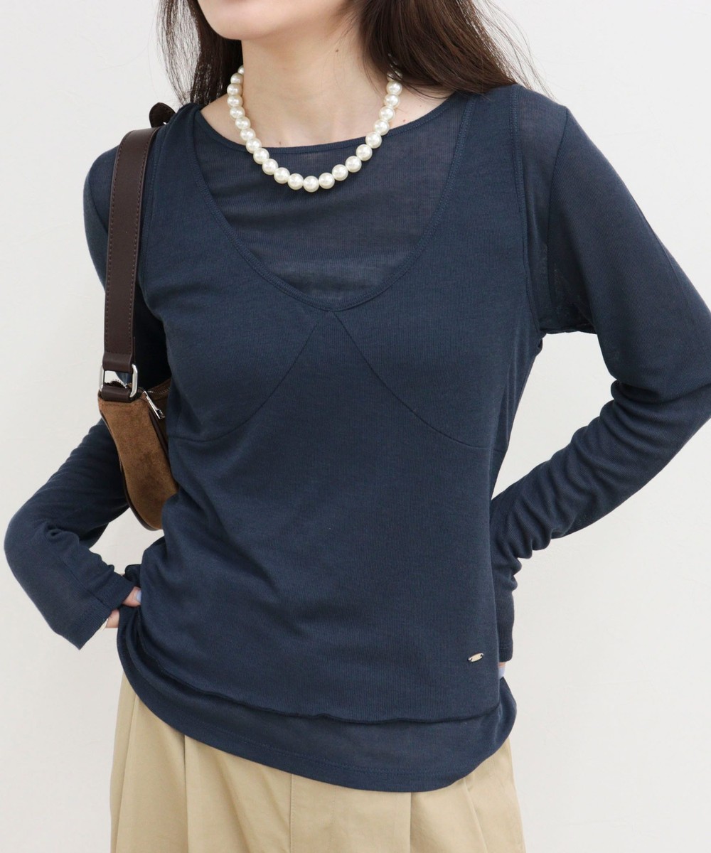 レイヤードタンクセットロンTシャツ