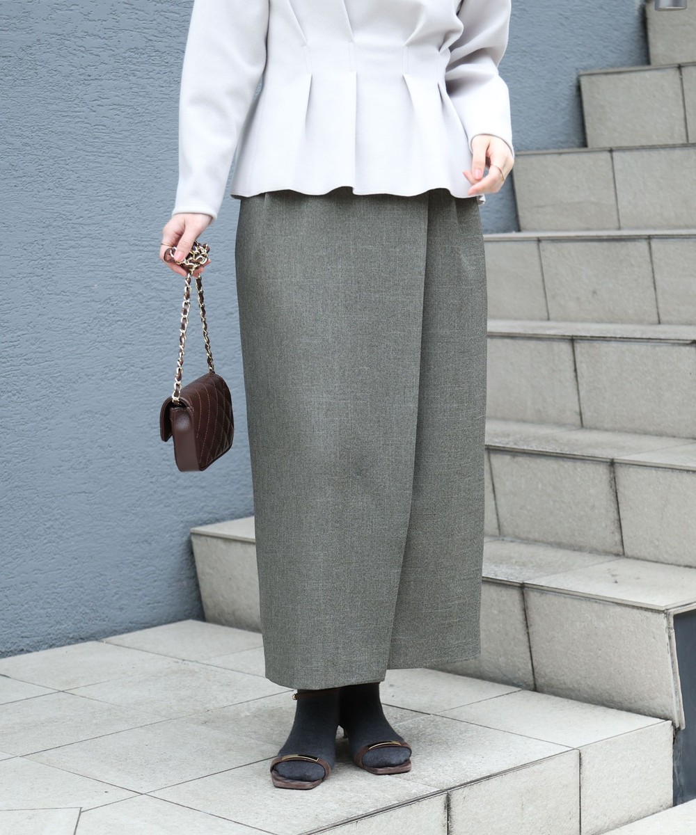 《セットアップ対応》シャークラップタイトスカート