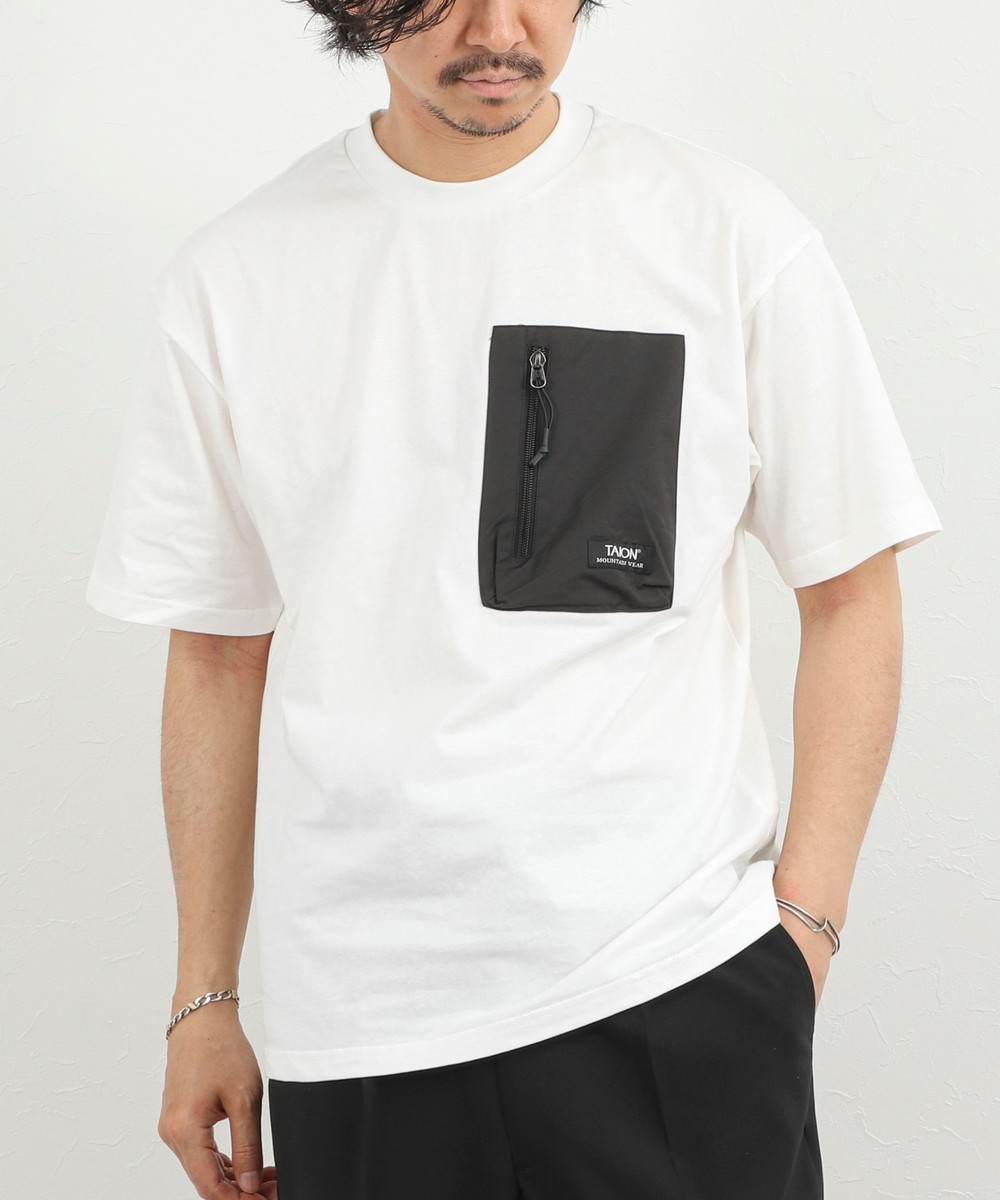 【WEB限定】【TAION/タイオン】MOUNTAIN POCKET T-SHIRT ポケットTシャツ 26SS