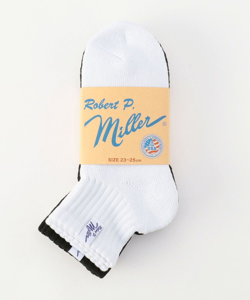 【Robert P. Miller】3p Socks short ショート丈ソックス