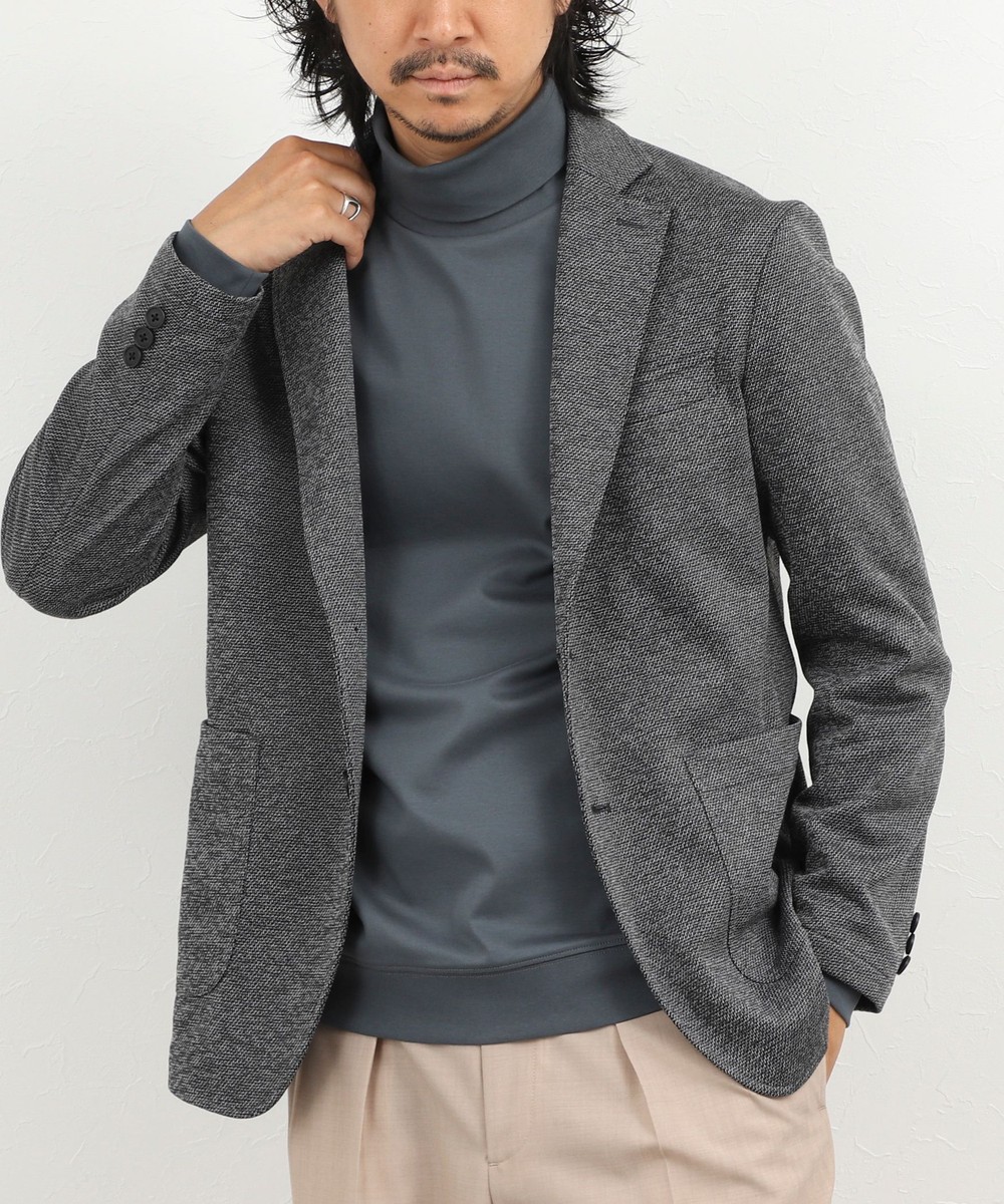 《ビジカジ対応》シルケットスムース タートルネック ドレスロンT 26AW
