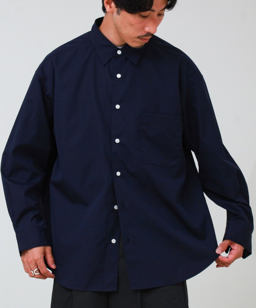 【上品なツヤ感と極上の着心地】supima cotton/スーピマコットン ロングスリーブシャツ