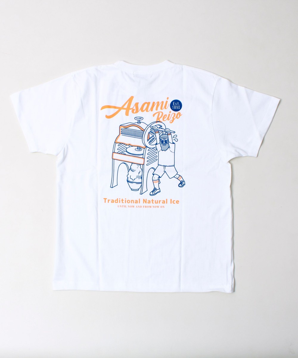 【＃】【Duckster×阿左美冷蔵】コラボ かき氷機Tシャツ ユニセックス