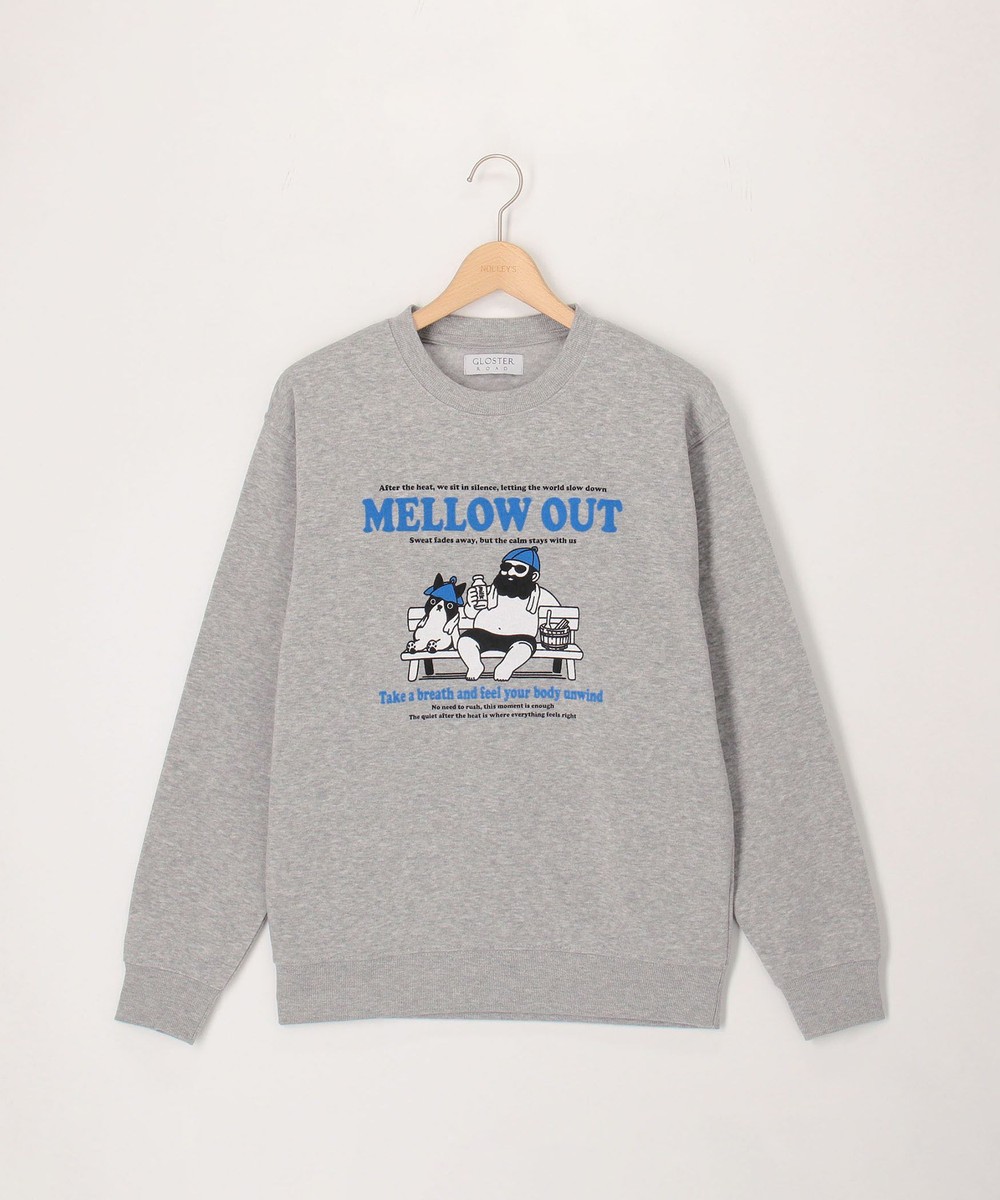 【MELLOW OUT】T/C裏起毛　クルーネックスウェット