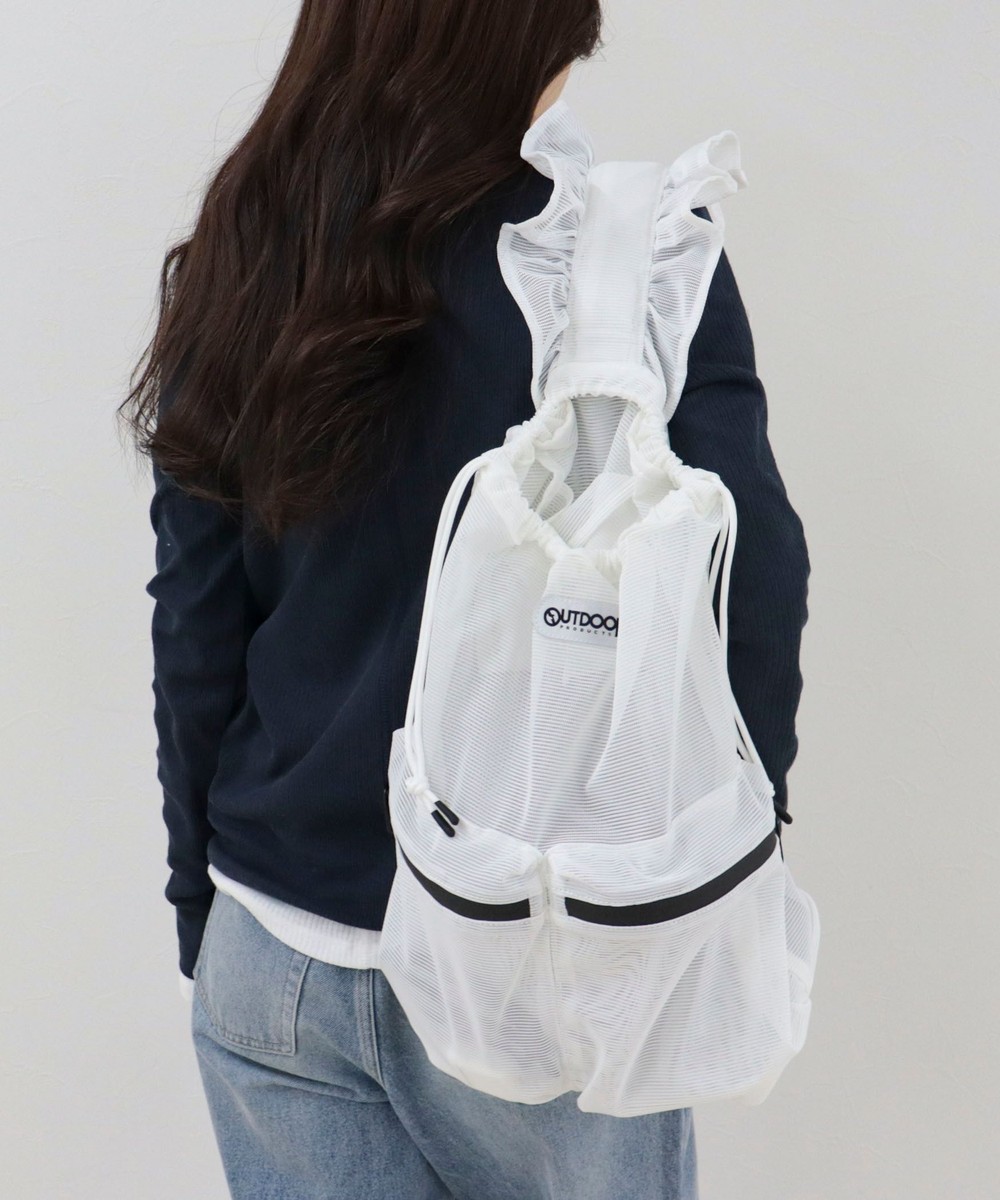 【OUTDOOR PRODUCTS 】メッシュドロストワンショルサック
