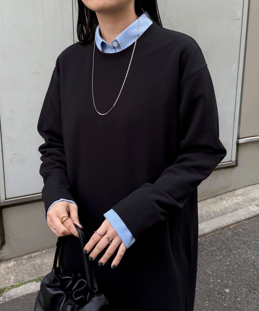ジョーゼットベルト付きワンピース
