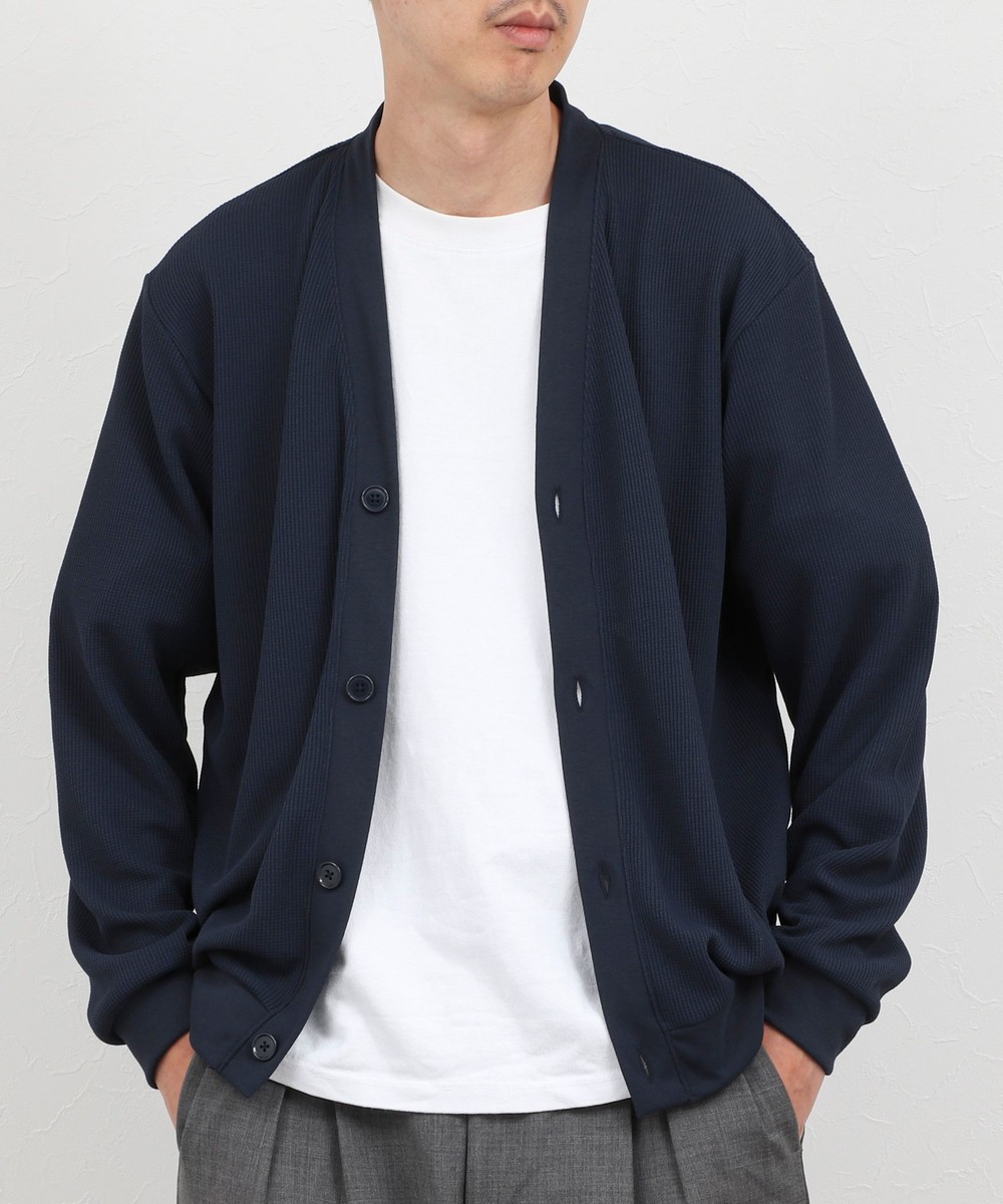 ワッフルカーディガン ウォッシャブル 26AW