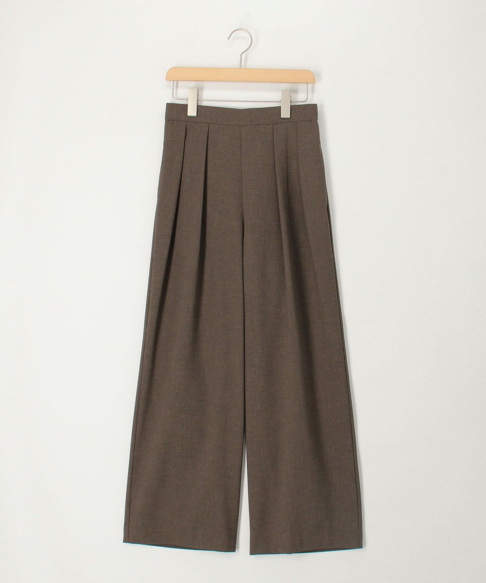 強撚ライトツイルストレッチツータックパンツ