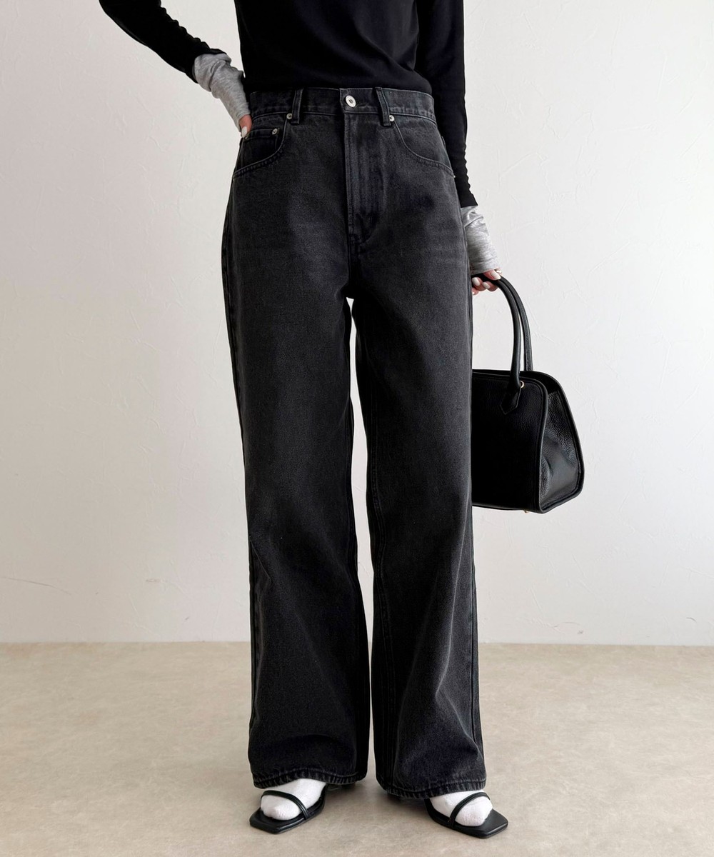 【待望の新色＆サイズ展開追加／@sora_522m企画】BASIC STRAIGHT DENIM