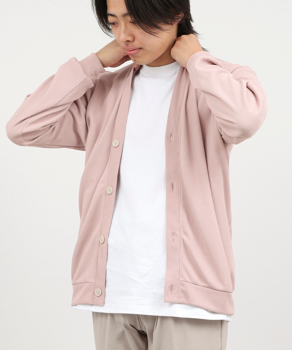 ワッフルカーディガン ウォッシャブル 26AW