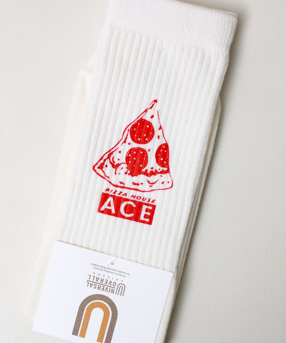 【UNIVERSAL OVERALL】PIZZA CUBE SOCKS ソックス