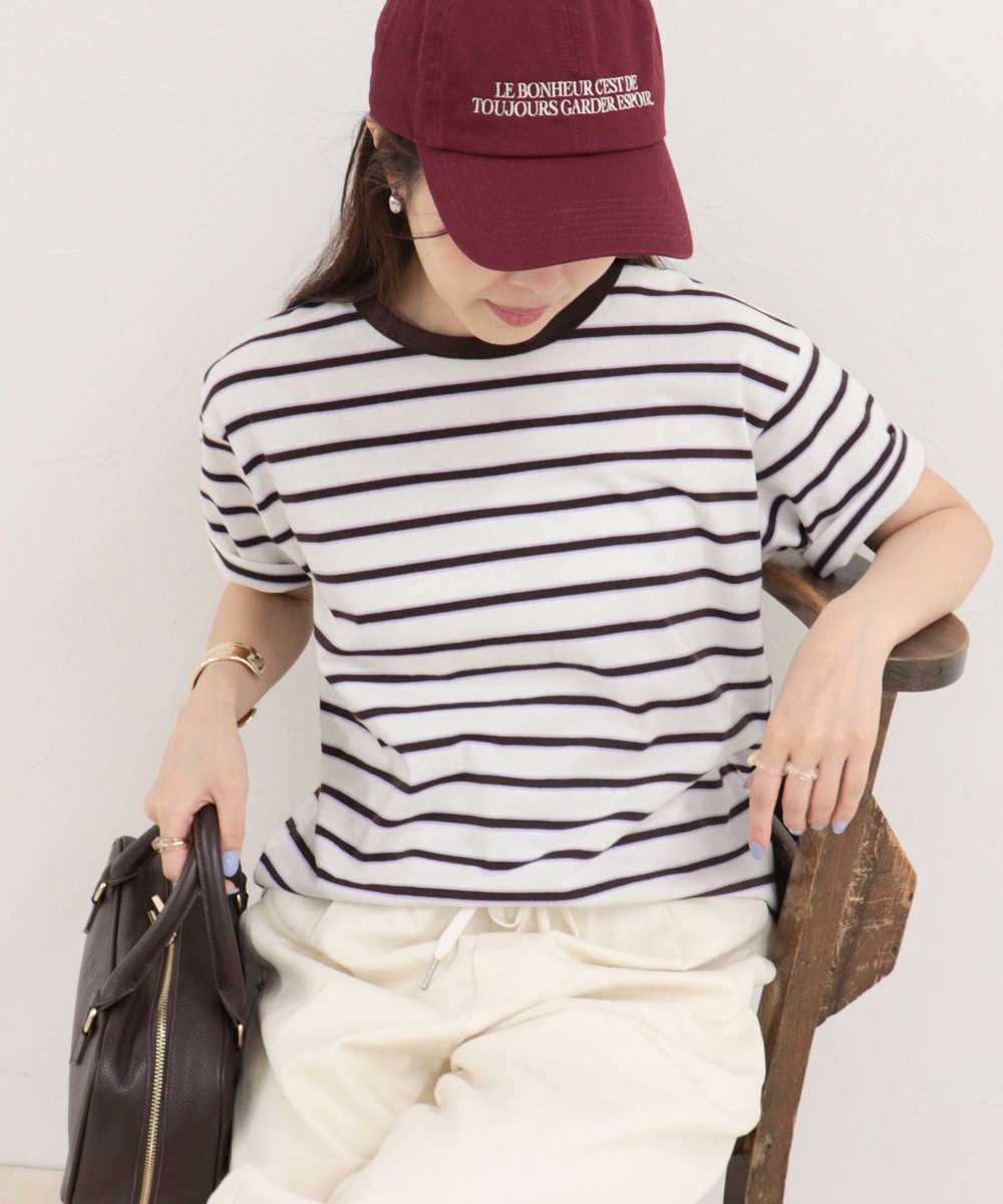 【汗ジミ軽減】ボーダーTシャツ