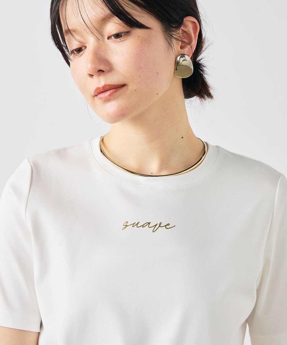 《手洗い可能》W&Wベイシック丈ロゴTシャツ