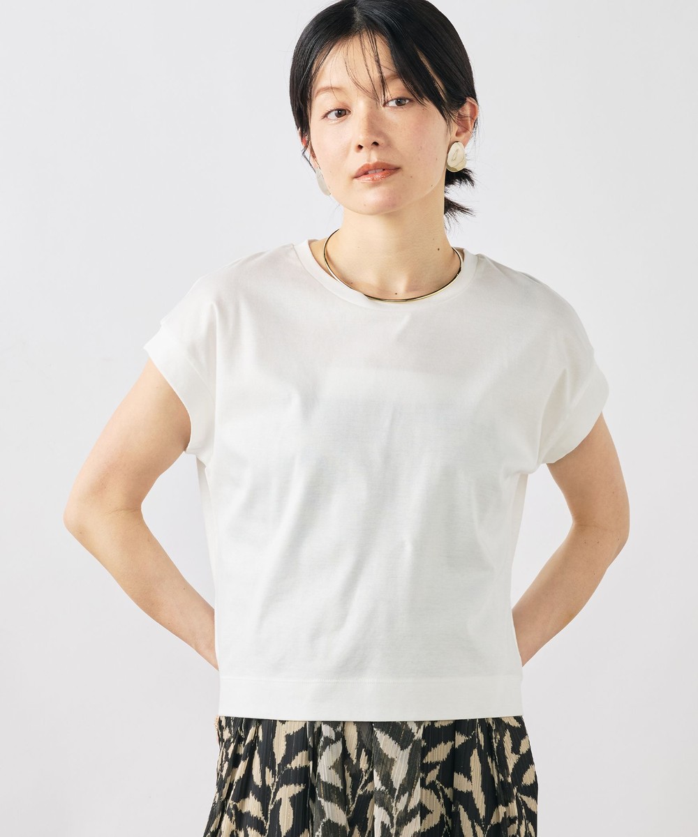 ウォッシャブルワイドノースリーブTシャツ