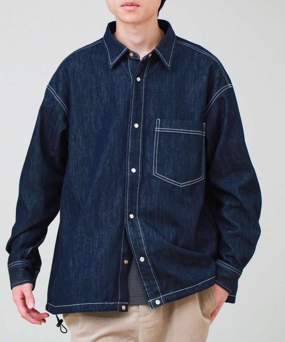 【デニムのようでデニムじゃない】NON DENIM SHIRTS ノンデニムシャツ