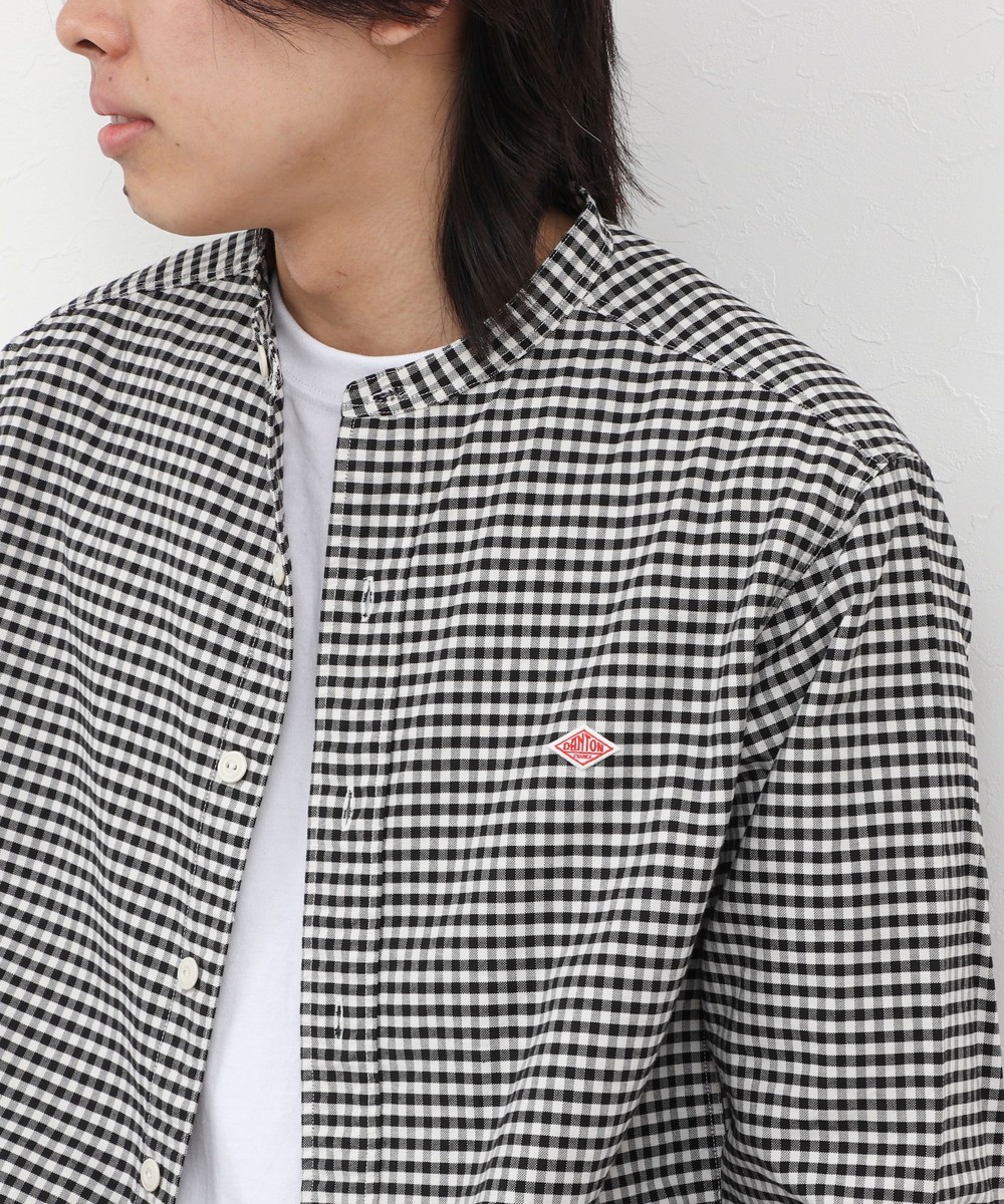 【DANTON/ダントン】BAND COLLAR SHIRT（DT-B0280 OXP）
