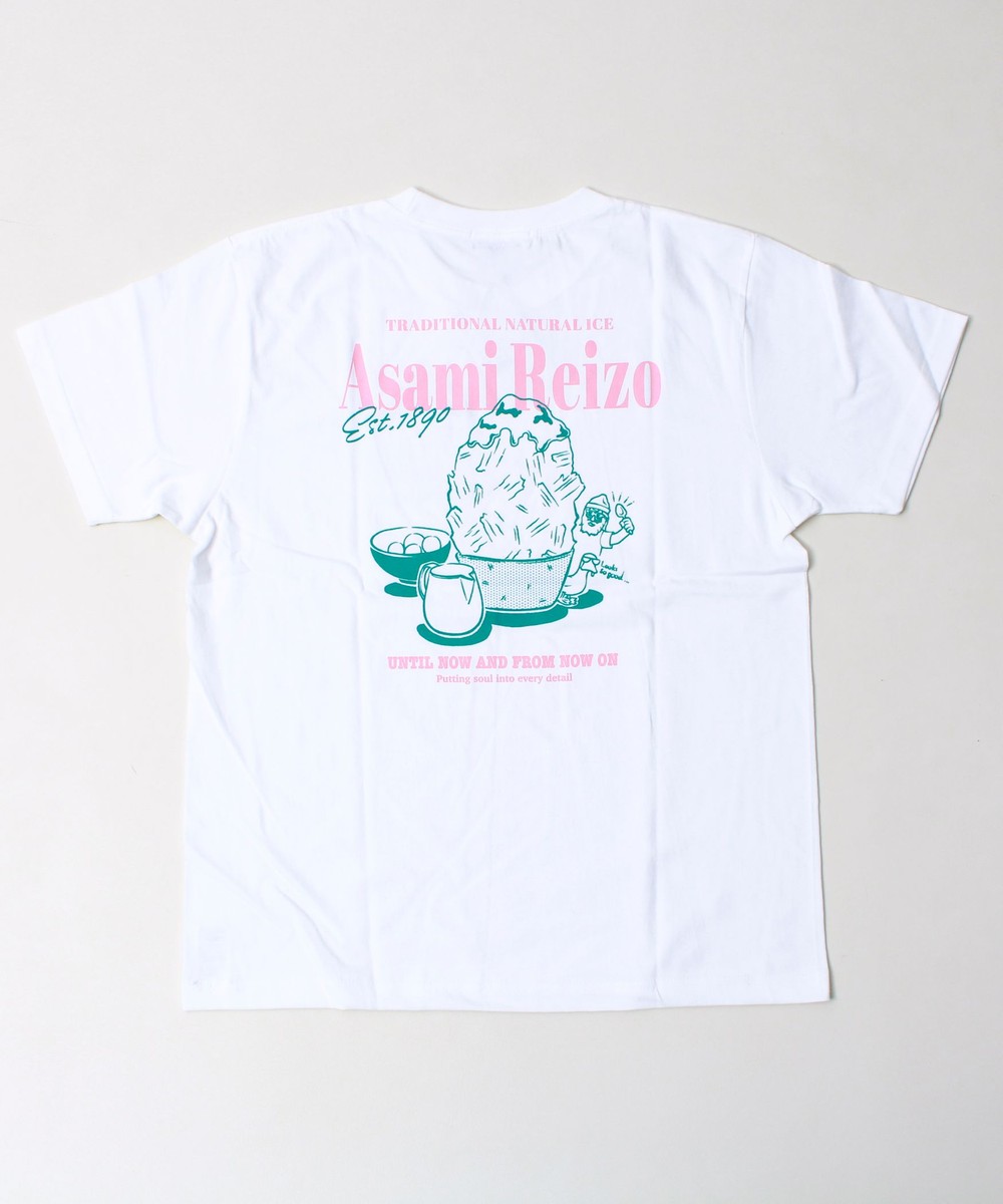 【Duckster×阿左美冷蔵】コラボ かき氷と白玉Tシャツ ユニセックス