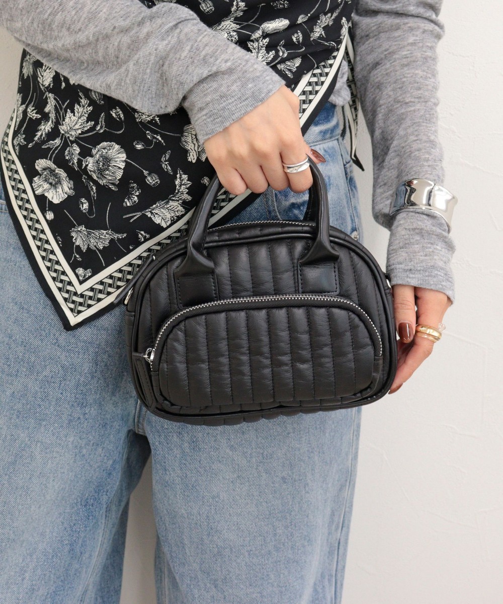 ステッチハンドルバッグショルダー