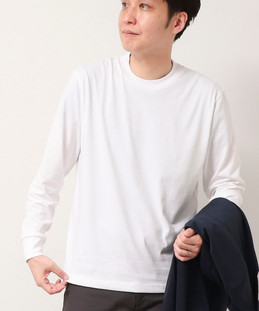 《ビジカジ対応》シルケット天竺 JACKET-Tシャツ 長袖