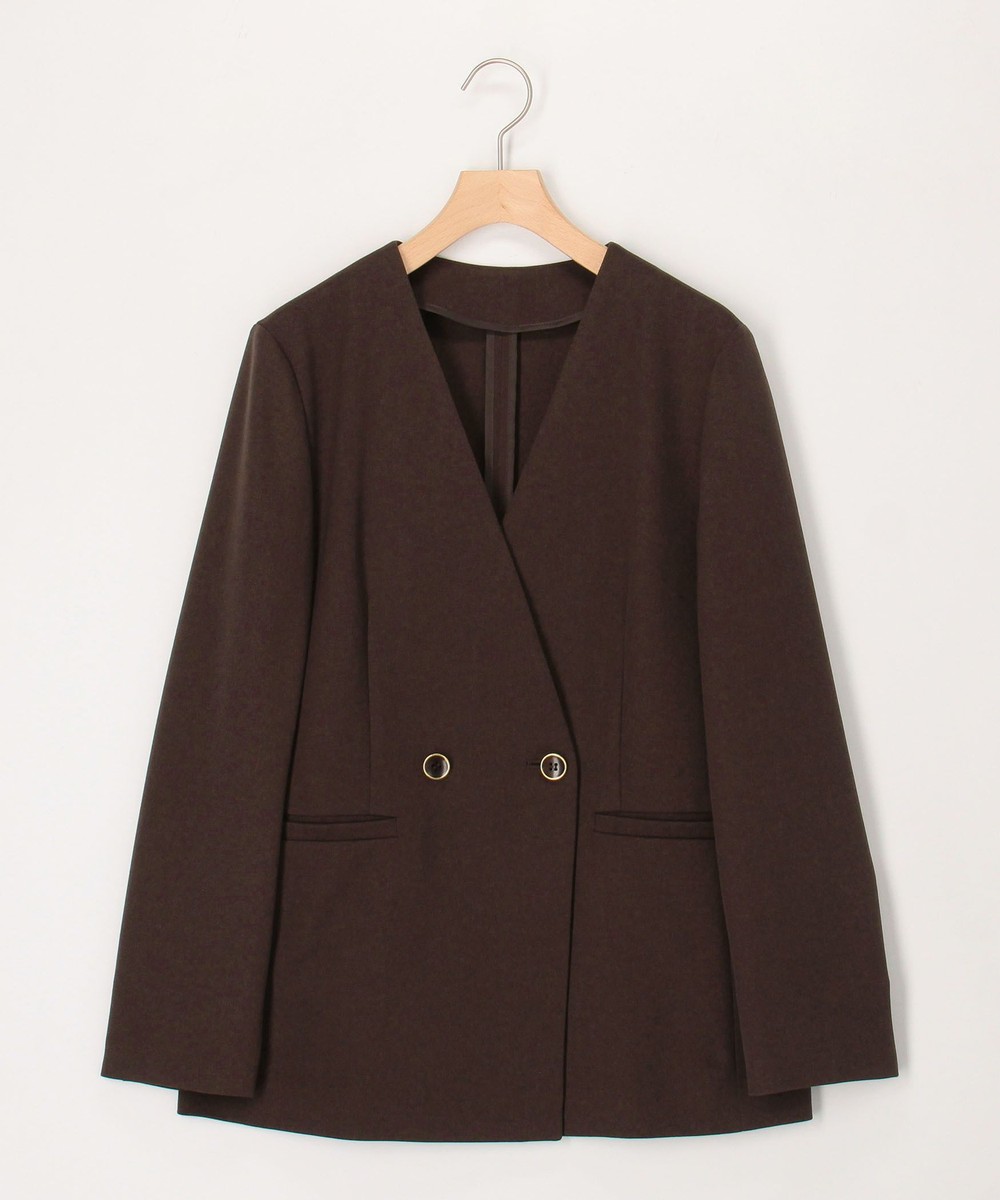 《セットアップ対応》ウォッシャブルツイルストレッチジャケット