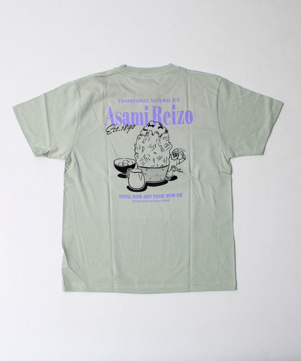 【Duckster×阿左美冷蔵】コラボ かき氷と白玉Tシャツ ユニセックス