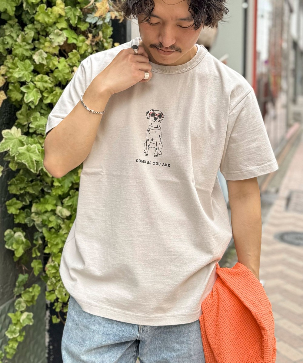 【BARNS OUTFITTERS】別注タフネックT COME AS YOU ARE 25SS