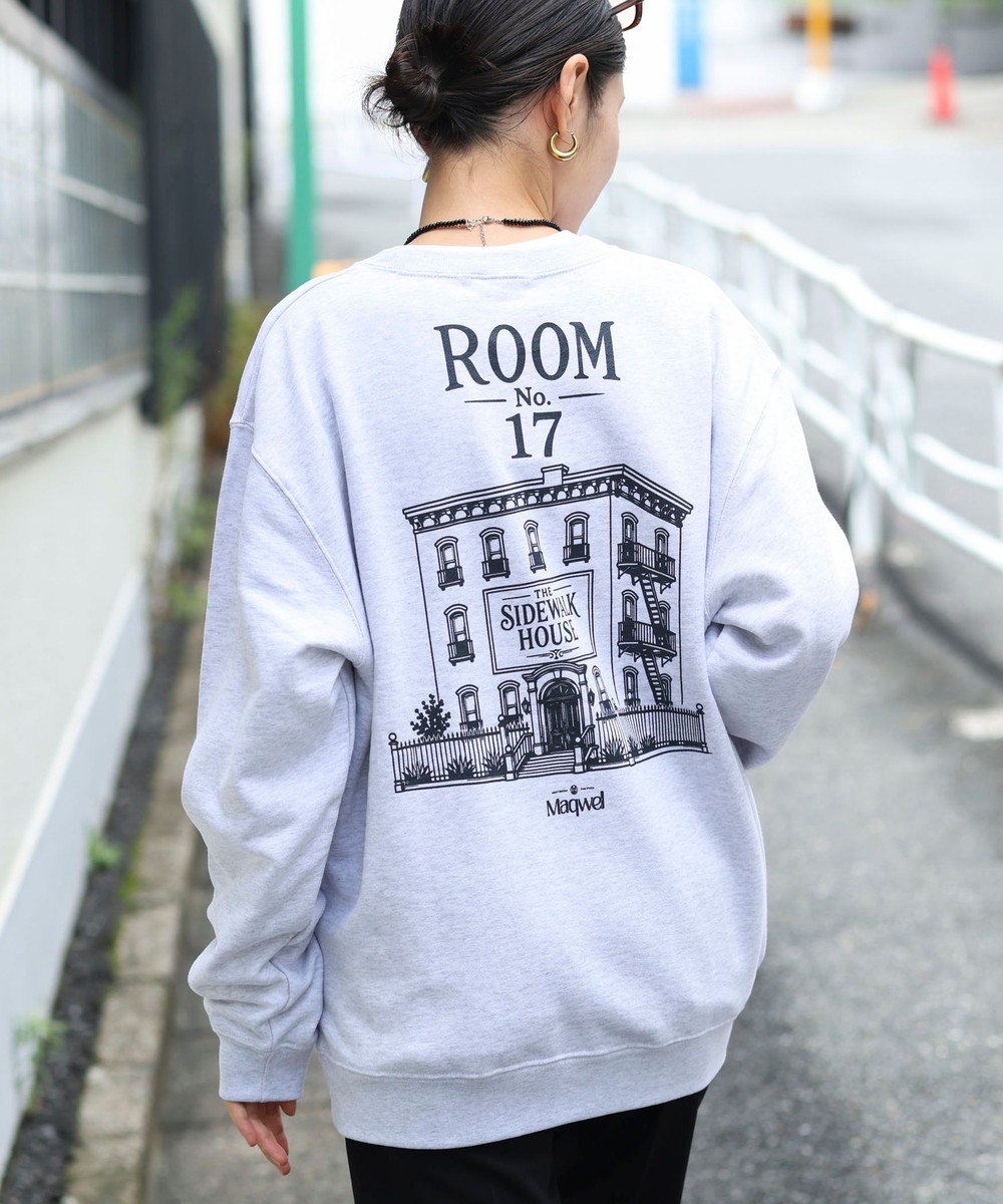 《セットアップ対応》【MAQWEL/マクウェル】 ROOM#17スウェット