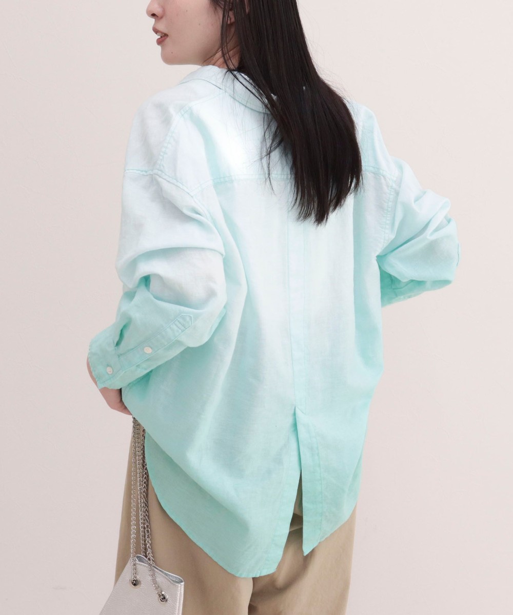 ［WEB限定 SPECIAL SALE！］グラデーションリネンシャツ