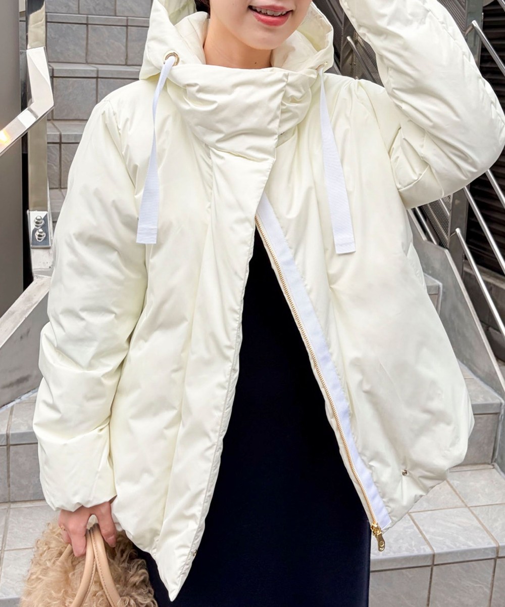《撥水》ウォッシャブルフード付きスタンドダウン