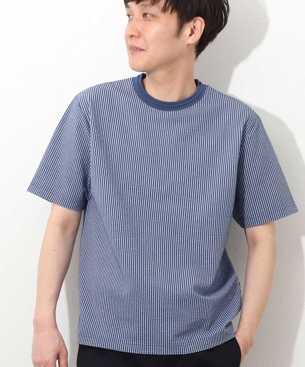 サッカージャージ ダブルネックTシャツ
