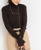 MY STANDARD ウォッシャブルリブタートルネック