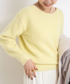 ヘアリー2WAYプルオーバーニット