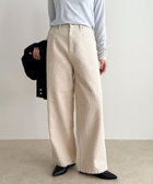 ループジャガードデニムパンツ