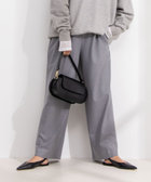 《セットアップ対応》ウォッシャブル両面起毛イージーワイドパンツ