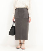 マシュマロスウェードタイトスカート