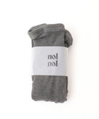 【nolnol/ノルノル】静電気防止加工コットンタイツ