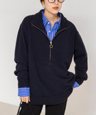 《手洗い可能》ハーフZIPプルオーバー