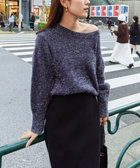 ［WEB限定 SPECIAL SALE！］《手洗い可能》ラメシャギープルオーバー