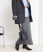 《セットアップ対応》ウォッシャブルダンボール2WAYタイトスカート