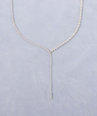 【grâce grace/グラスグラス】2トーンスライドネックレス