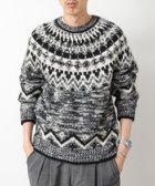 BATONER/バトナー】MOHAIR NORDIC CREW NECK モヘヤ ノルディック