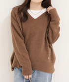 FOX MIX Vネックニットプルオーバー
