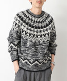 BATONER/バトナー】MOHAIR NORDIC CREW NECK モヘヤ ノルディック