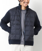 【TAION/タイオン】別注HI NECK DOWN JKT WITH SLEEVE KNIT 25AW
